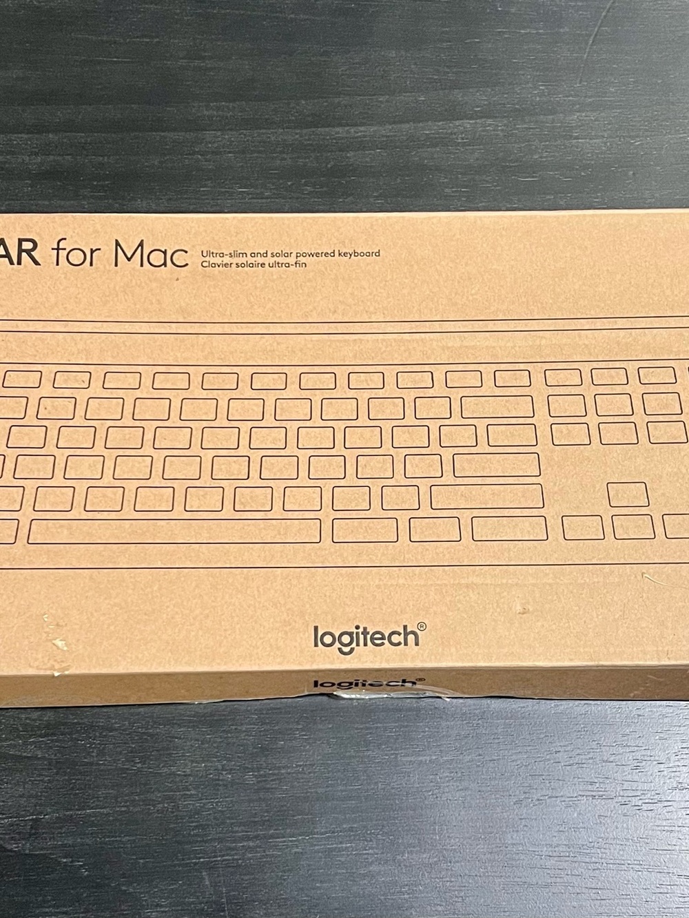 Open Box Logitech K750 Solar Wireless Ultra Slim Silver Color Keyboard For MAC
